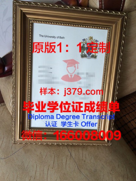 巴斯大学毕业证图片Bath University Diploma