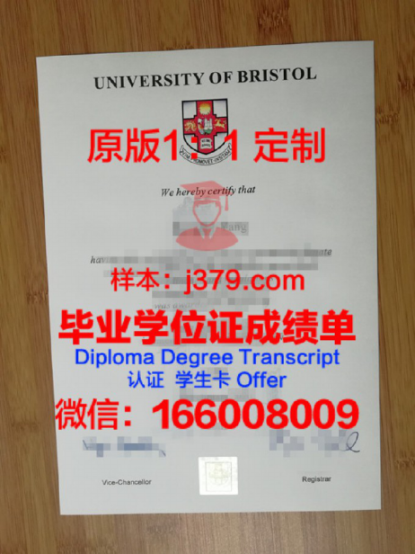 布里斯托大学毕业证图片University of Bristol Diploma